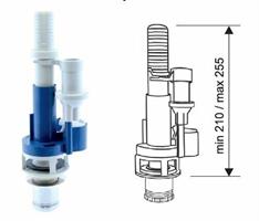VALVOLA REPLACE PER CASSETTE WC IN CERAMICA ALTA POSIZIONE*