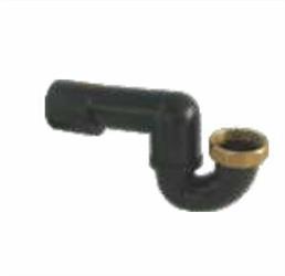 SIFONE VASCA CON DADO OTTONE 11/2x40/50*