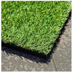 PAVIMENTO ANTITRAUMA CON PRATO SECUR GREEN 1000X1000X30 MM