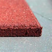 PAVIMENTO ANTITRAUMA SECUR PLAY ROSSO 1000X1000X30 MM