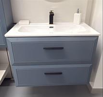 COMP. MOBILE 2C DELTA 80X45XH.55 AVIO + LAVABO IDEA BIANCO
