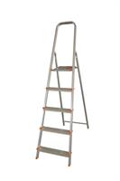 SCALA ALLUMINIO DOMESTICA 8 GRADINI H.1,61 STELLA 08 COD.21031