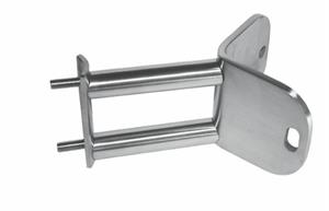 ANCORAGGIO INOX ANGOLO EST. X TUBO D.42,4  ART. 01.044B.04S