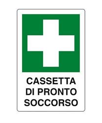CARTELLO CASSETTA PRONTO SOCCORSO ALL. 30X20CM E0034520