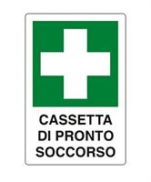 CARTELLO CASSETTA PRONTO SOCCORSO ALL. 30X20CM E0034520