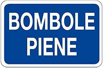 CARTELLO BOMBOLE PIENE ALL. 30X20CM 04100610