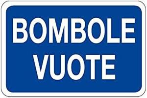 CARTELLO BOMBOLE VUOTE ALL. 30X20CM 04100620