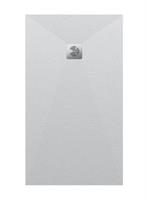 PIATTO DOCCIA MARMORESINA FM1K 100X70 FIN. PIEDRA BIANCO TOTAL