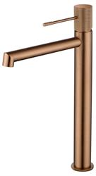 MISCELATORE MONOC. LAVABO ALTO LINE ORO ROSA SP. ART.BDD038-3ORC