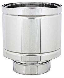 TESTA CAMINO ANTIVENTO INOX AISI 316L DIAM.300  ART.4518