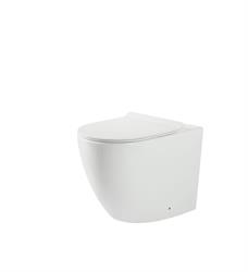 VASO WC FILO PARETE DARIKA CERAMICA BIANCA C/SEDILE
