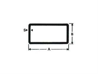 TUBOLARE CORTEN 100X50X3 MT.6