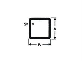 TUBOLARE CORTEN 40X40X3 MT.6