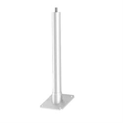 PALO ZINC. H.500 MM. CON BASE INCLINATA 150X150 MM. TOWER22500