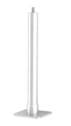 PALO ZINC. H.400 MM. CON BASE 150X150 MM. TOWER400