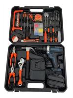 KIT VALIGETTA ATTREZZI + TRAPANO AVVITATORE A BATTERIA 21V