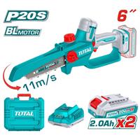 MINI MOTOSEGA BATTERIA 20V 2x2.0Ah BARRA 6 TOTTGSLI20662*