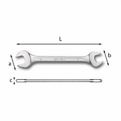 CHIAVI A FORCHETTA DOPPIE 25X28 L.282mm ART.252 N
