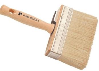 PLAFONCINO 5X15 SETOLA BIONDA MANICO LEGNO 170B