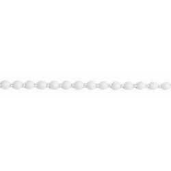 CATENA PERLINE PLASTICA BIANCA MM.4,5x1,5