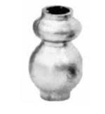 MEZZA BORCHIA D.40XH.75 C/FORO T.16 MM. ART. 154/A/6