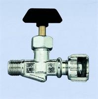 RUBINETTO MASCHIO CON DADO CAPETTATO 1/4  ART.12010 (PZ.1)