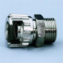 RACCORDO MASCHIO CON DADO CAPETTATO 1/4  ART.14021 (PZ.1)