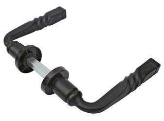 MANIGLIE A TORTIGLIONE VERNICIATE NERE 35/55 ART. 435/T