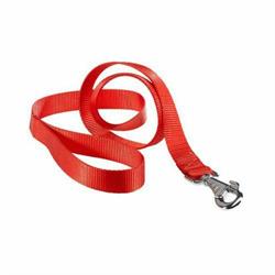 GUINZAGLIO IN NYLON ROSSO 15 MM. X 120 CM.